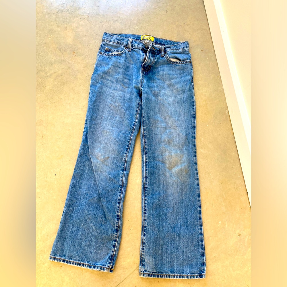 Old Navy kids jeans size 10 husky. Well loved but no flaws.
